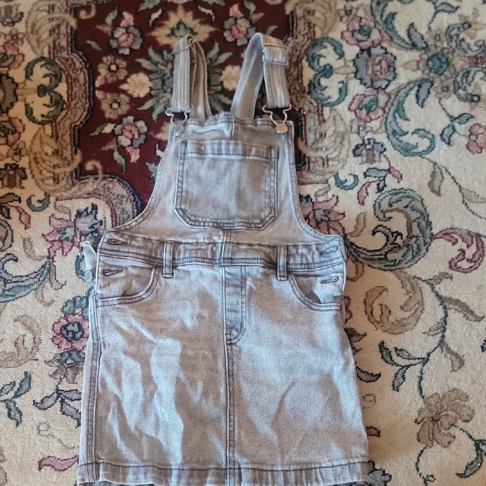 Art Class Light Gray Kids Overalls